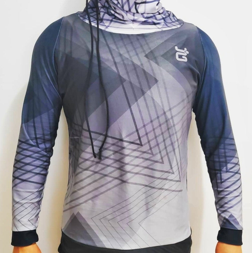 Long sleeve active sportswear for men with dryfit